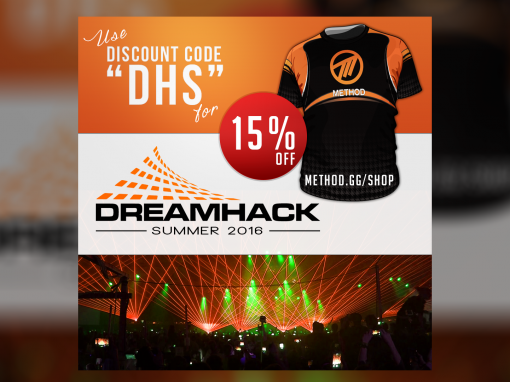 Promotional Banner (Dreamhack) for Method Gaming