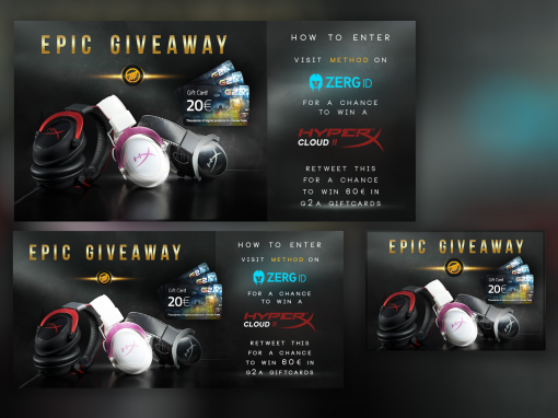 Promotional Banner with Hyper X and Method