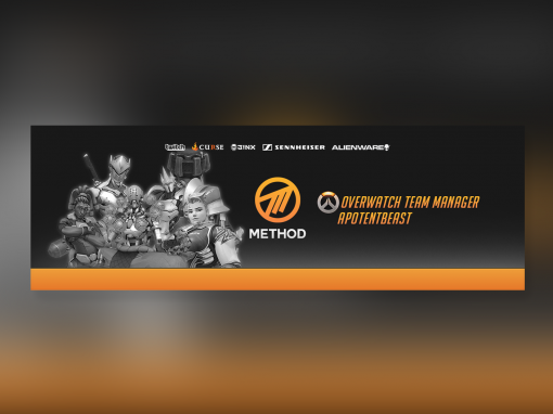 Social Media Banners for Method’s new Overwatch Team